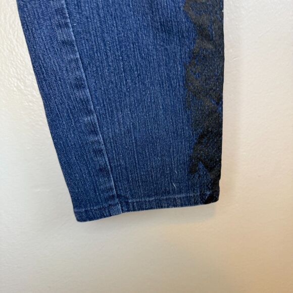 VTG Apple Bottom Jeans Women Blue Skinny Apple Pockets Y2K Hip Hop Denim Size 10 - Picture 6 of 12